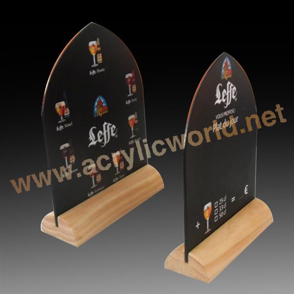 PVC printing mini chalkboard for coffee shop